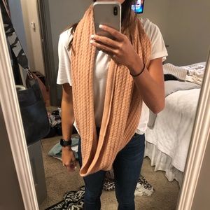 Cashmere Infinity Pink Scarf